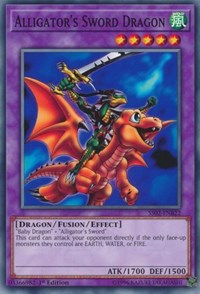 Alligator's Sword Dragon [Speed Duel Decks: Duelists of Tomorrow] [SS02-ENB22] | Gaming Infinity