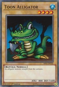 Toon Alligator [Speed Duel Decks: Destiny Masters] [SS01-ENC02] | Gaming Infinity