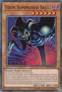 Toon Summoned Skull [Speed Duel Decks: Destiny Masters] [SS01-ENC07] | Gaming Infinity