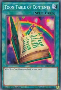 Toon Table of Contents [Speed Duel Decks: Destiny Masters] [SS01-ENC10] | Gaming Infinity