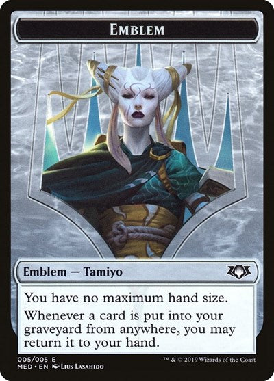 Emblem - Tamiyo, the Moon Sage [Mythic Edition Tokens] | Gaming Infinity