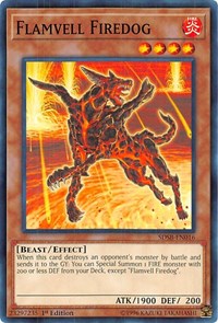 Flamvell Firedog [Structure Deck: Soulburner] [SDSB-EN016] | Gaming Infinity