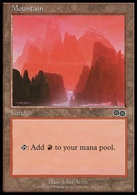 Mountain (343) [Urza's Saga] | Gaming Infinity