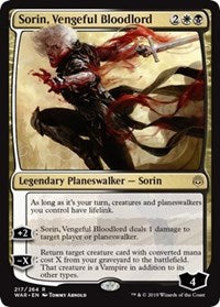 Sorin, Vengeful Bloodlord [War of the Spark] | Gaming Infinity