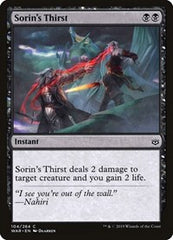 Sorin's Thirst [War of the Spark] | Gaming Infinity