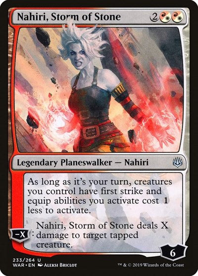 Nahiri, Storm of Stone [War of the Spark] | Gaming Infinity