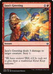 Jaya's Greeting [War of the Spark] | Gaming Infinity