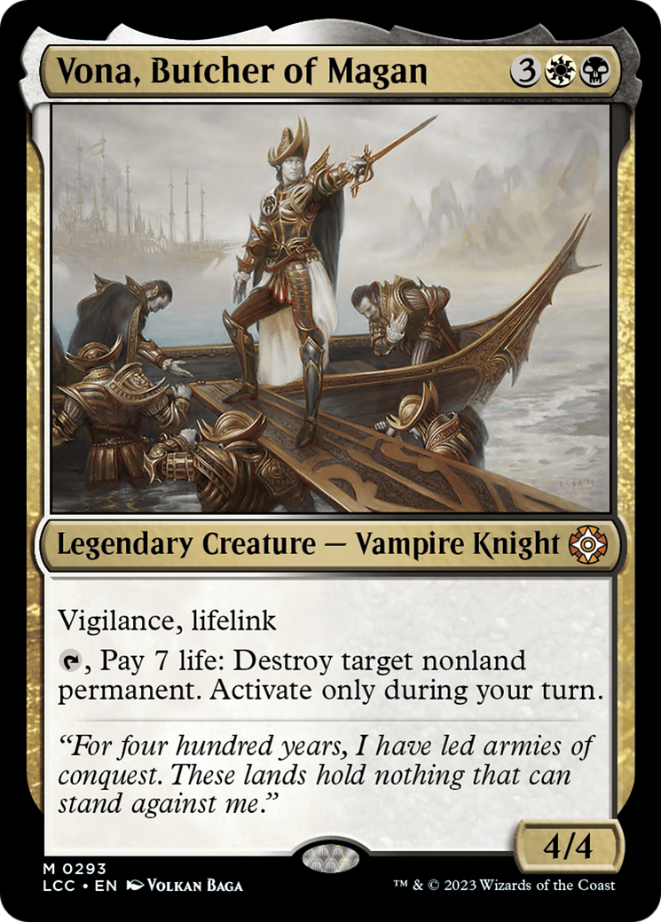 Vona, Butcher of Magan [The Lost Caverns of Ixalan Commander] | Gaming Infinity