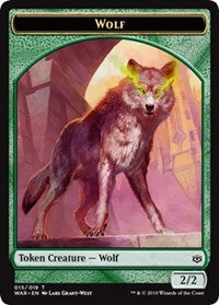 Wolf Token [War of the Spark Tokens] | Gaming Infinity