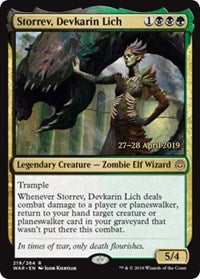 Storrev, Devkarin Lich [War of the Spark Promos] | Gaming Infinity