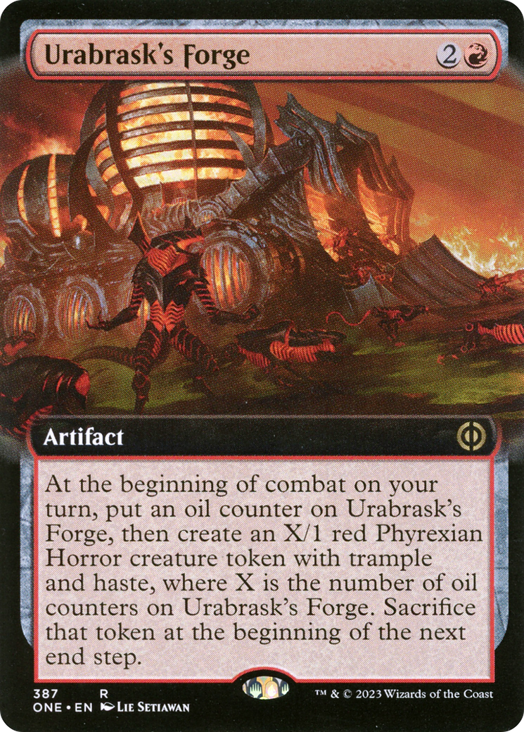 Urabrask's Forge (Extended Art) [Phyrexia: All Will Be One] | Gaming Infinity