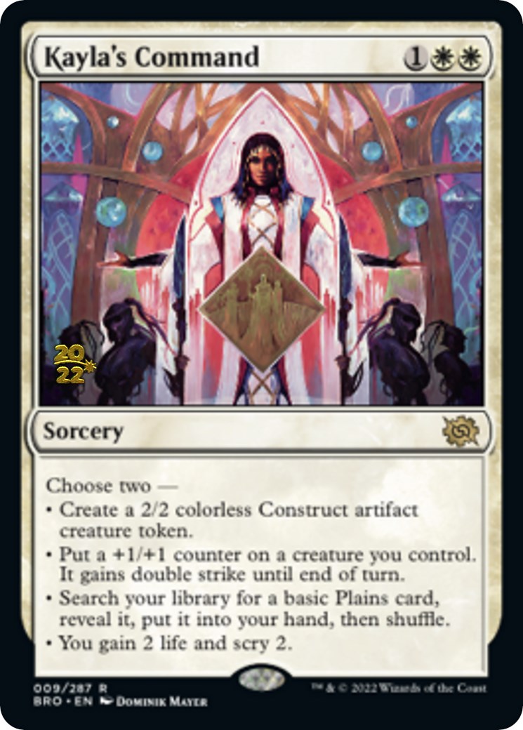 Kayla's Command [The Brothers' War: Prerelease Promos] | Gaming Infinity