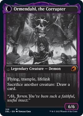 Jerren, Corrupted Bishop // Ormendahl, the Corrupted [Innistrad: Double Feature] | Gaming Infinity