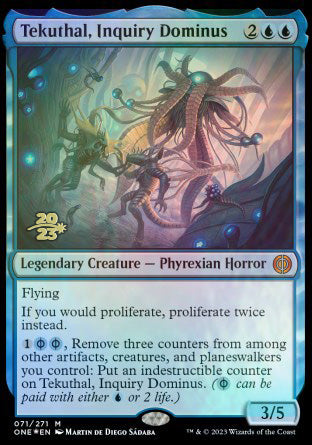 Tekuthal, Inquiry Dominus [Phyrexia: All Will Be One Prerelease Promos] | Gaming Infinity