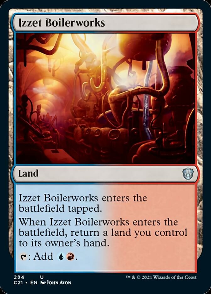 Izzet Boilerworks [Commander 2021] | Gaming Infinity