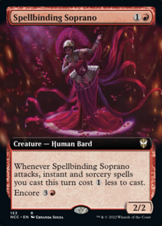 Spellbinding Soprano (Extended Art) [Streets of New Capenna Commander] | Gaming Infinity