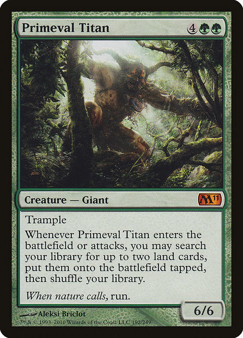 Primeval Titan [Magic 2011] | Gaming Infinity