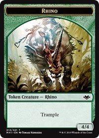 Rhino (013) // Spirit (016) Double-sided Token [Modern Horizons] | Gaming Infinity