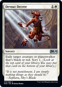 Devout Decree [Core Set 2020] | Gaming Infinity