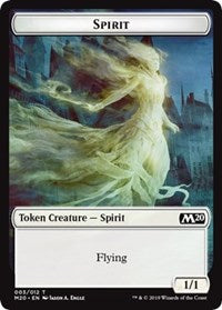 Spirit Token [Core Set 2020 Tokens] | Gaming Infinity