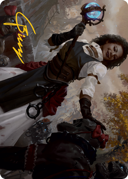 Skaab Wrangler Art Card (Gold-Stamped Signature) [Innistrad: Midnight Hunt Art Series] | Gaming Infinity