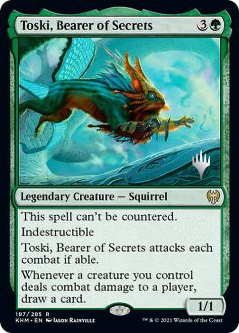 Toski, Bearer of Secrets (Promo Pack) [Kaldheim Promos] | Gaming Infinity