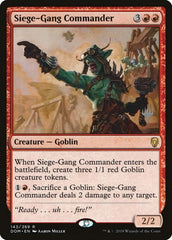 Siege-Gang Commander [Dominaria Promos] | Gaming Infinity