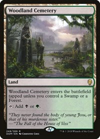 Woodland Cemetery [Dominaria Promos] | Gaming Infinity