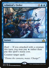 Admiral's Order [Rivals of Ixalan Promos] | Gaming Infinity