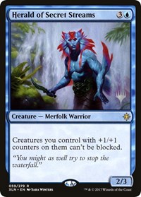 Herald of Secret Streams [Ixalan Promos] | Gaming Infinity