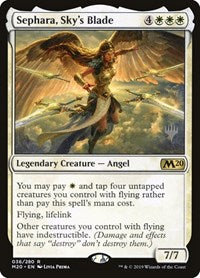 Sephara, Sky's Blade [Core Set 2020 Promos] | Gaming Infinity