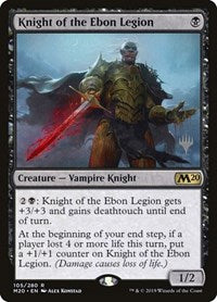 Knight of the Ebon Legion [Core Set 2020 Promos] | Gaming Infinity