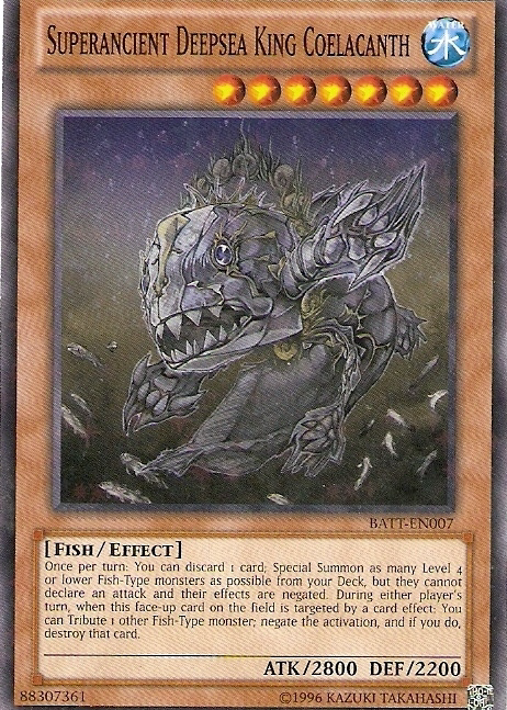 Superancient Deepsea King Coelacanth [BATT-EN007] Starfoil Rare | Gaming Infinity