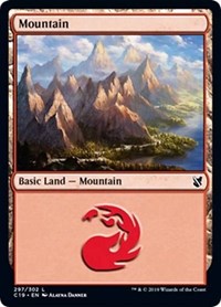 Mountain (297) [Commander 2019] | Gaming Infinity