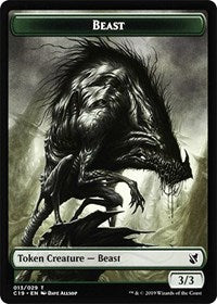 Beast (013) // Wurm Double-sided Token [Commander 2019] | Gaming Infinity
