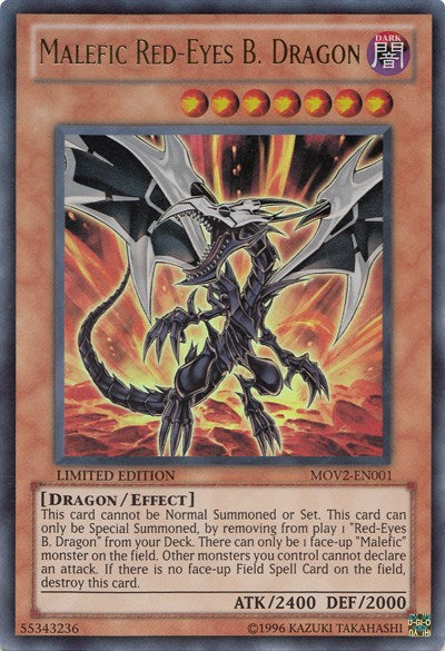 Malefic Red-Eyes B. Dragon [MOV2-EN001] Ultra Rare | Gaming Infinity