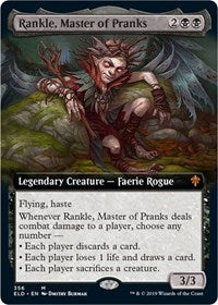 Rankle, Master of Pranks (Extended Art) [Throne of Eldraine] | Gaming Infinity