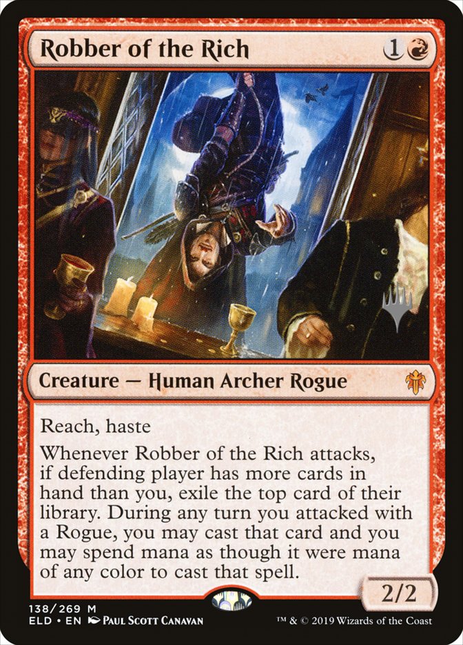 Robber of the Rich (Promo Pack) [Throne of Eldraine Promos] | Gaming Infinity