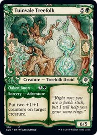 Tuinvale Treefolk // Oaken Boon (Showcase) [Throne of Eldraine] | Gaming Infinity