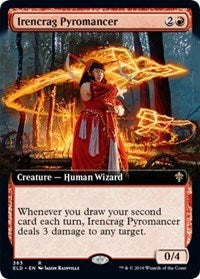 Irencrag Pyromancer (Extended Art) [Throne of Eldraine] | Gaming Infinity