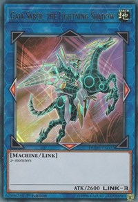 Gaia Saber, the Lightning Shadow [Duel Devastator] [DUDE-EN022] | Gaming Infinity