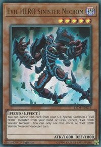 Evil HERO Sinister Necrom [Legendary Duelists: Immortal Destiny] [LED5-EN014] | Gaming Infinity