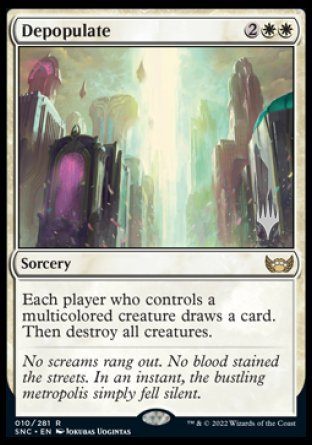 Depopulate (Promo Pack) [Streets of New Capenna Promos] | Gaming Infinity