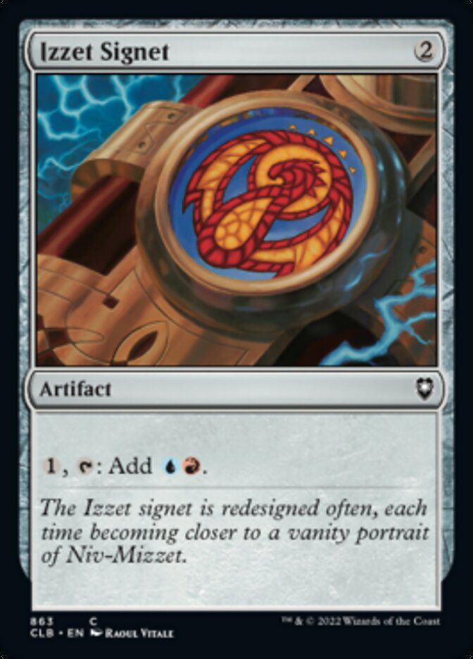 Izzet Signet [Commander Legends: Battle for Baldur's Gate] | Gaming Infinity