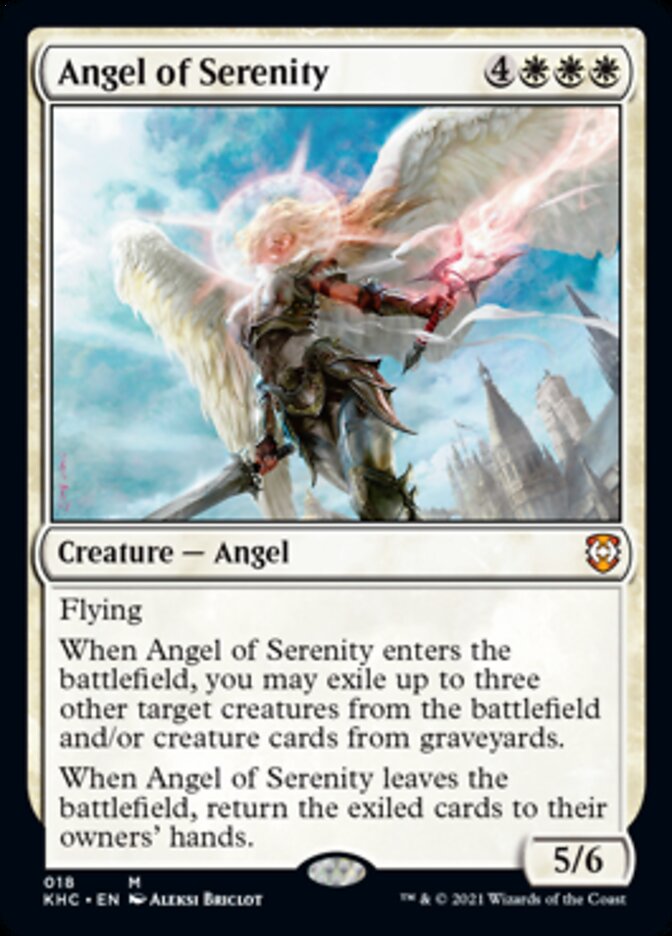 Angel of Serenity [Kaldheim Commander] | Gaming Infinity