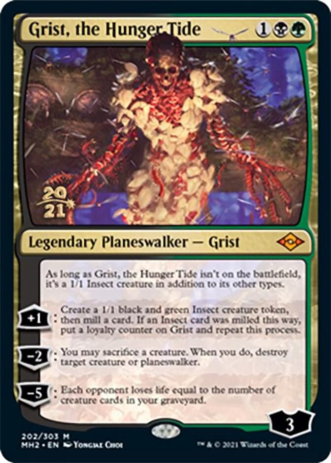 Grist, the Hunger Tide [Modern Horizons 2 Prerelease Promos] | Gaming Infinity