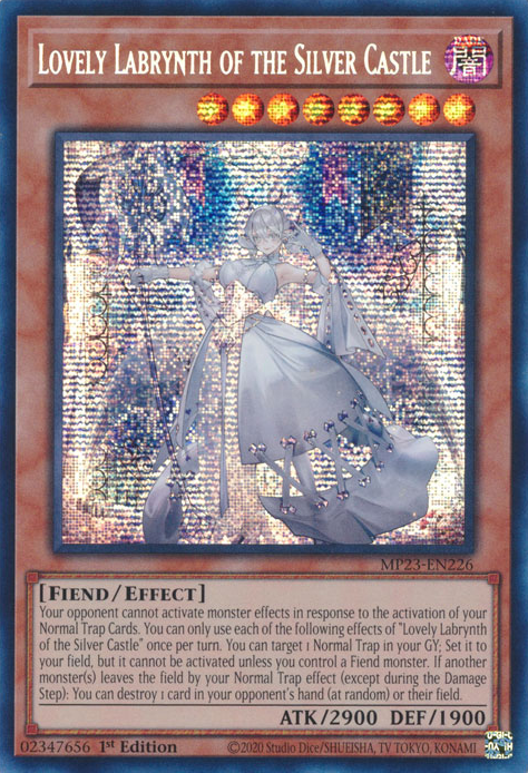 Lovely Labrynth of the Silver Castle [MP23-EN226] Prismatic Secret Rare | Gaming Infinity