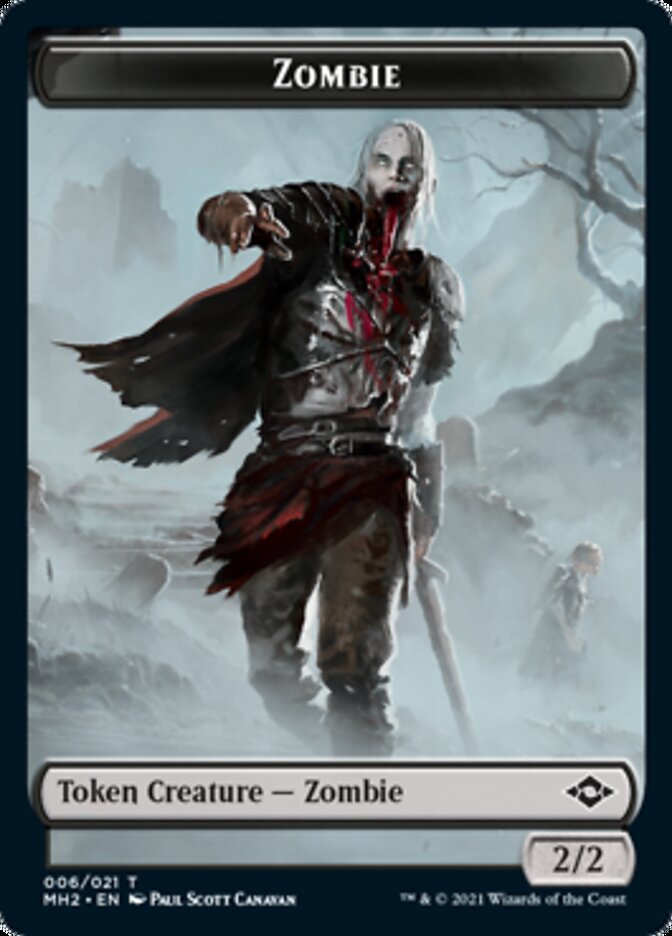 Zombie Token [Modern Horizons 2 Tokens] | Gaming Infinity