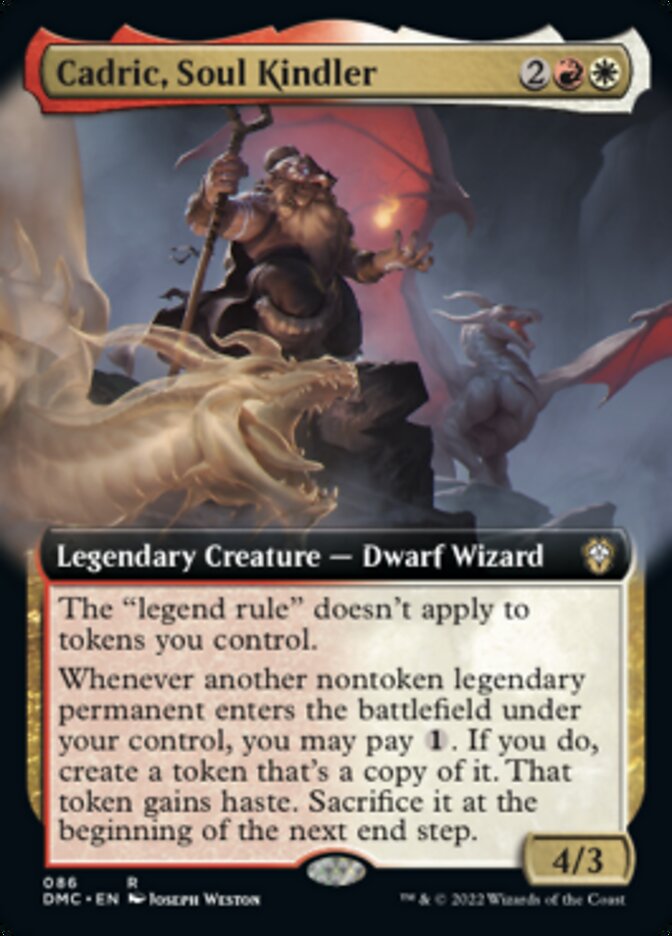 Cadric, Soul Kindler (Extended Art) [Dominaria United Commander] | Gaming Infinity
