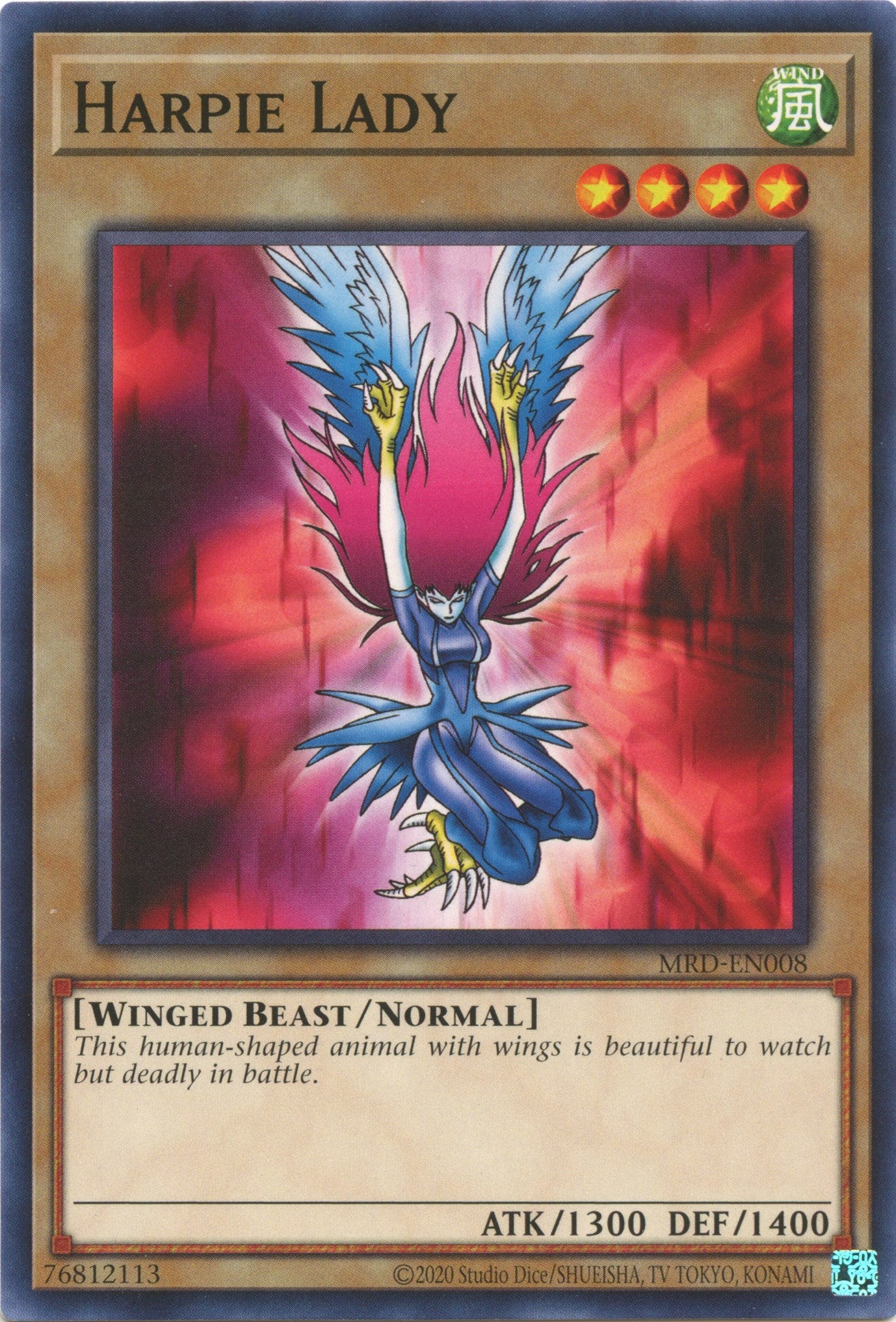 Harpie Lady (25th Anniversary) [MRD-EN008] Common | Gaming Infinity